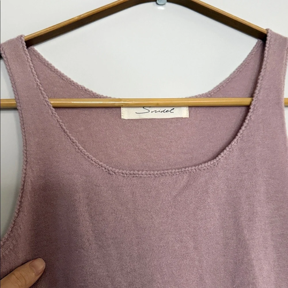 Chic Hazy Pink Wool Mini Dress - Picture 3 of 7
